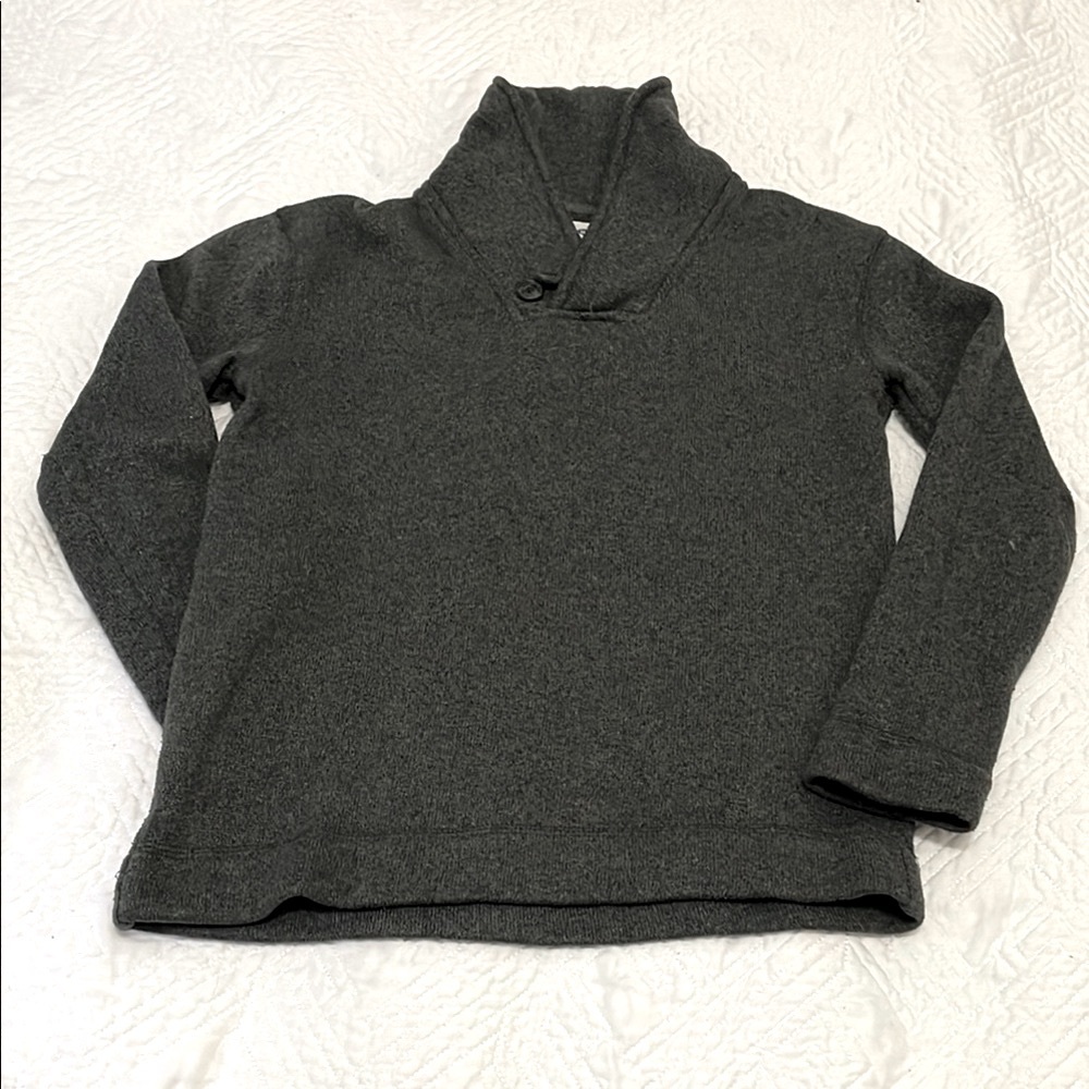 Old Navy Charcoal Shawl Collar Sweater